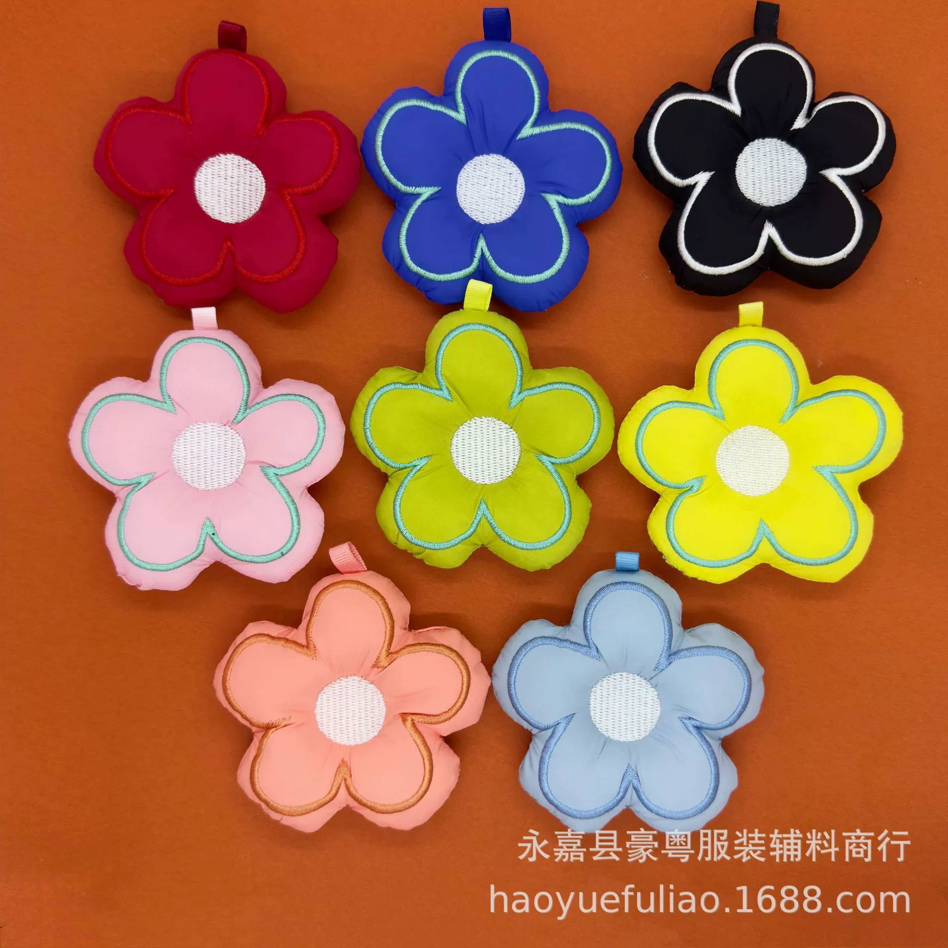 Корейская вышивка хлопок цветок Кукла Плюшевая брошь DIY Одежда обувь и носки ювелирные аксессуары для волос оптом