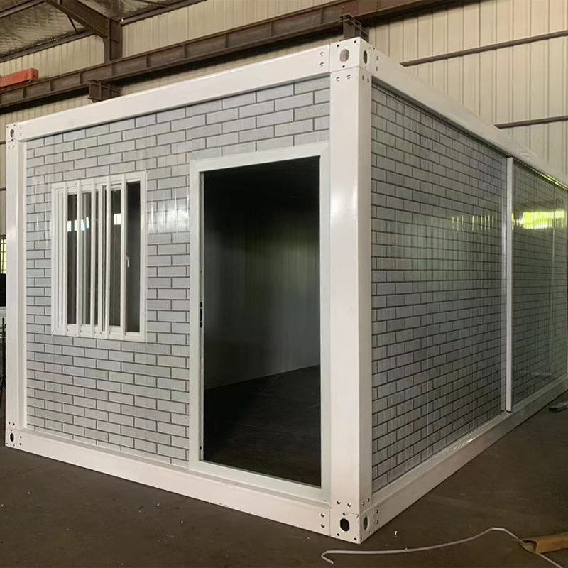 Contenedor móvil Casa de tablero móvil Caja ensamblada Sitio de construcción Dormitorio Residente Casa de contenedor Casa móvil de placa de acero de color