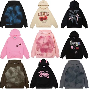 Demi-season Hoody, Retro Hip‑Hop Sweatshirt, Relaxed Fit, Sizes S–XXL