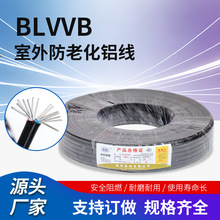 BLVVB2芯10平方双层防老化铝芯线室外电缆架空连接线户外铝线
