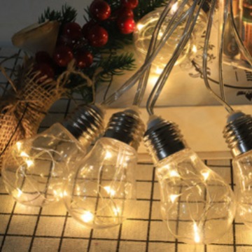 LED-铜线灯灯泡灯串太阳能灯串户外庭院灯串圣诞装饰露营彩灯串