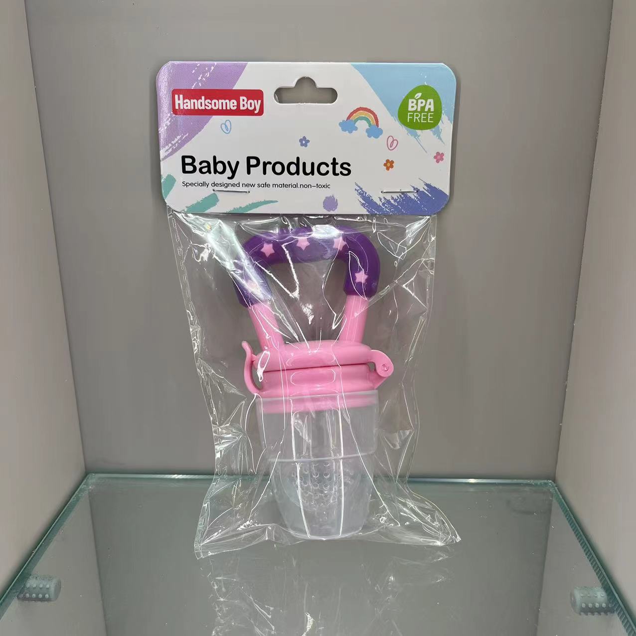 PP silicona para bebés mordida fruta suplementaria artefacto infantil goma de diente para bebés pacificador chupeta de grado alimenticio frutas y verduras