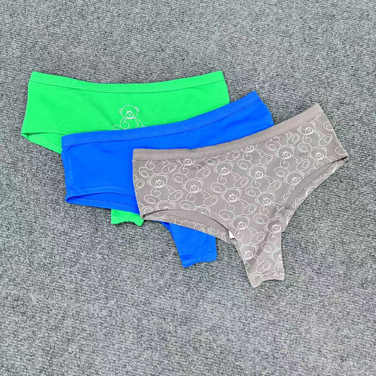 Polish Single Women's Low Waist Briefs Young Women's Cotton Crotch Shorts Comfortable Sexy Women's Underwear