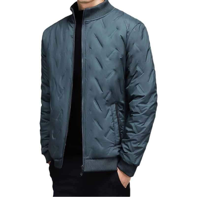 Chaqueta de Plumón para Hombre 2024, Chaqueta de Invierno con Forro Polar, Gruesa, Informal, para Hombres de Mediana Edad, Cuello Alto, Lana de Cordero