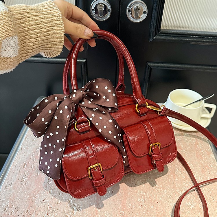 Women's Bowling Shoulder Handbag Stylish Large Capacity Tote Bag_voghion.com
