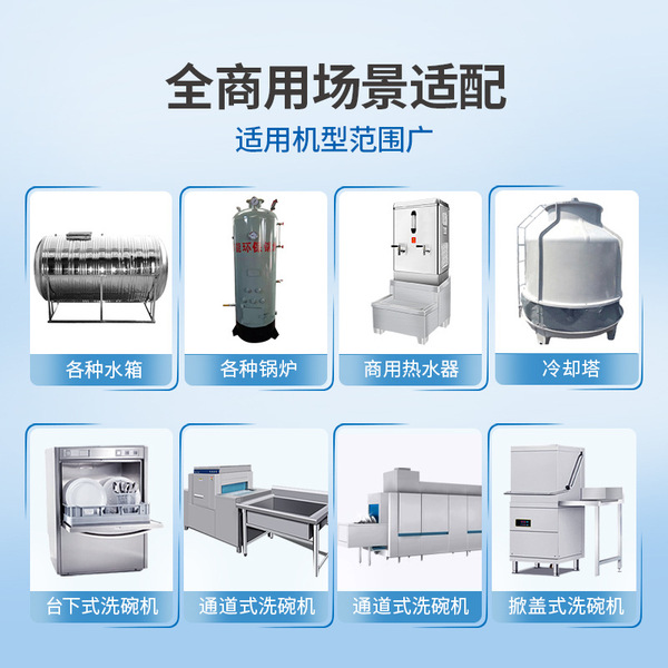 Detergent for commercial use