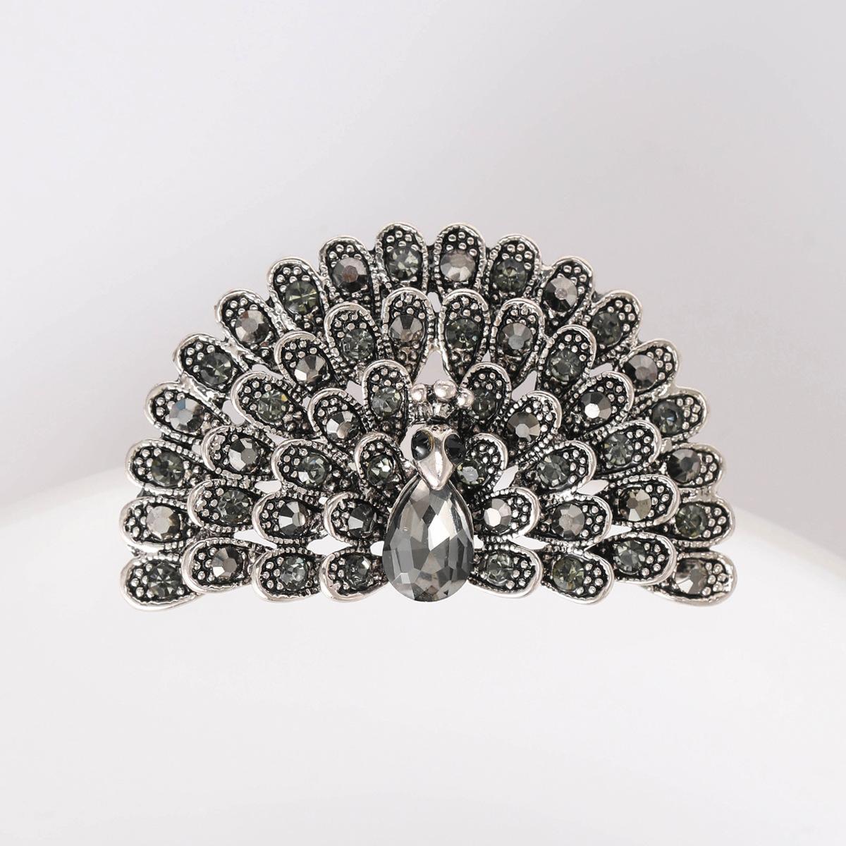 16g Weight Rhinestones Inlay Material Brooches Classification Banquet Occasion Alloy Material Peacock Pattern All Seasons Season Women's Gender Inlay Design Retro Style Retro Pin Peacock Alloy Inlay Rhinestones Women's Brooches 4