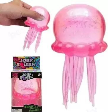 Medusas pellizcadas pellizcadas juguetes de descompresión gelatina goma suave flash para aliviar la ansiedad y ventilar artefactos mágicos pulpo rebote lento gadget