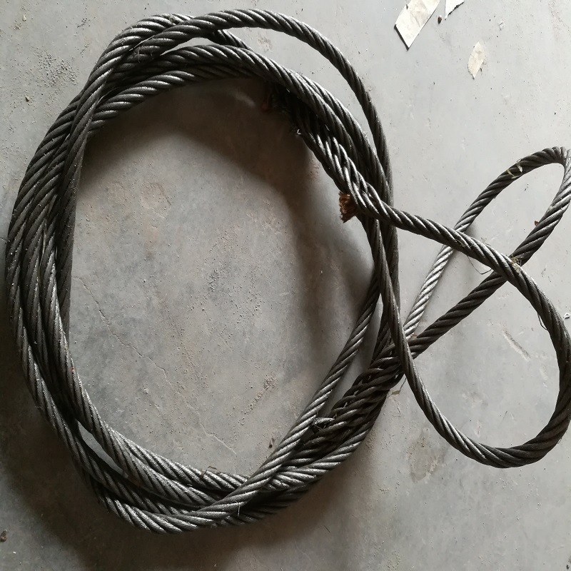 直径15毫米油钢丝绳套拖车绳吊装手工编制中型货车汽车维修用包邮