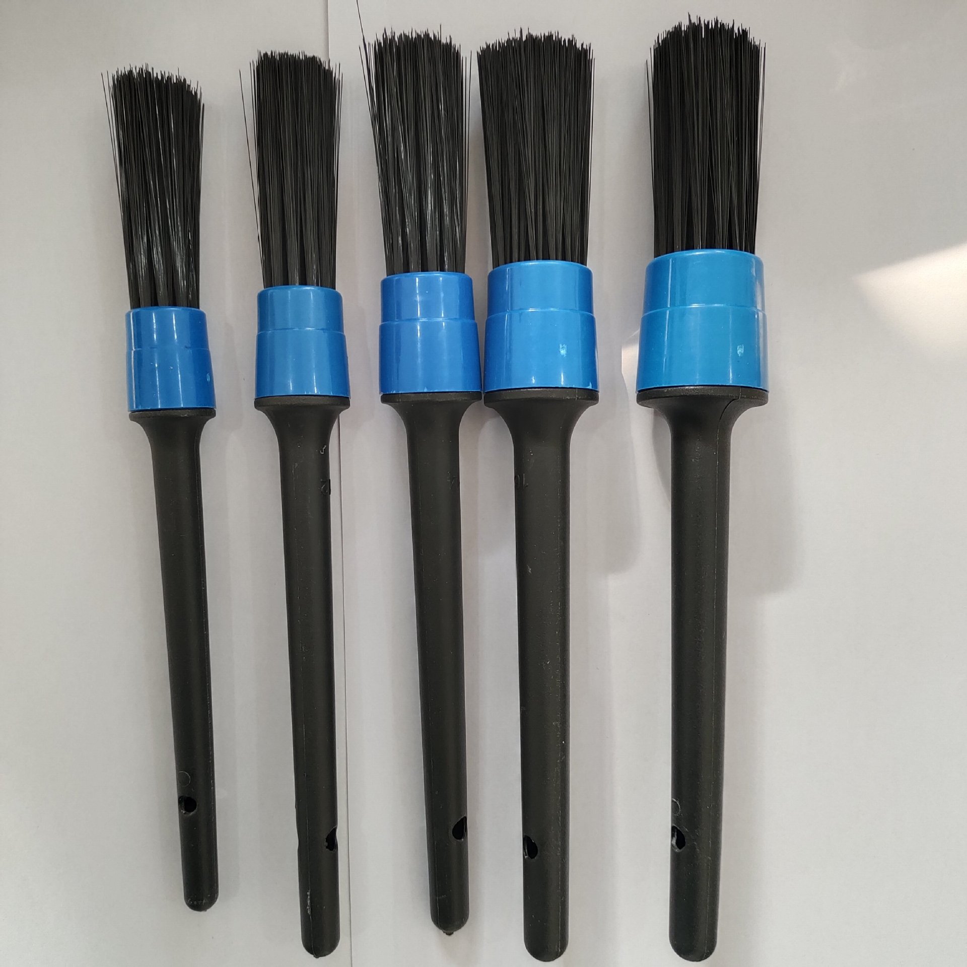 세부 사항 브러시 5pcs 블루 헤드 백