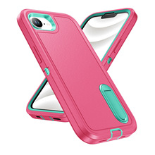 跨境电商机器人捍卫三防适用iphone 16E三防双重防摔支架手机壳