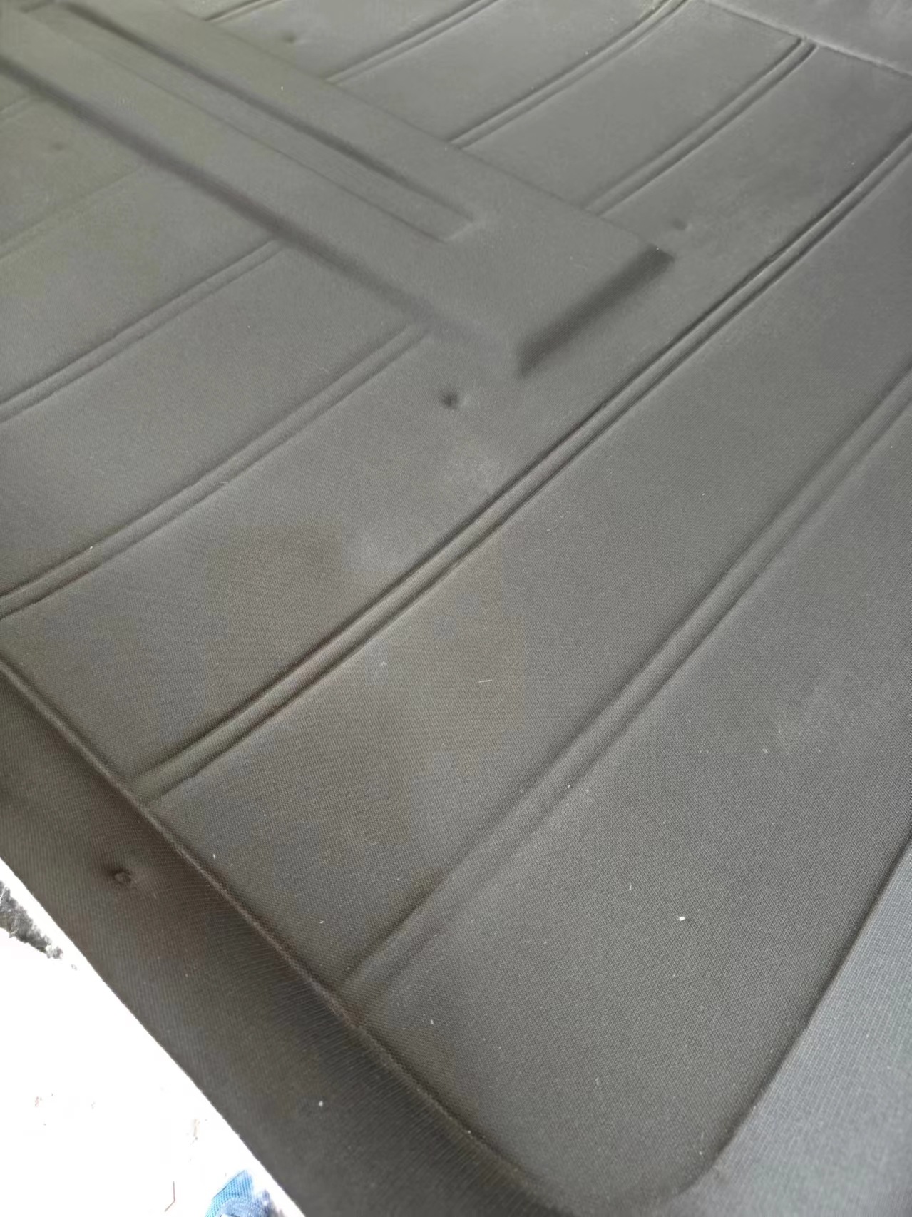 Universal Retro Santana Modified Car Roof Headliner Suede Accessories (Car roof lining) - black-sponge-composite-mesh-fabric
