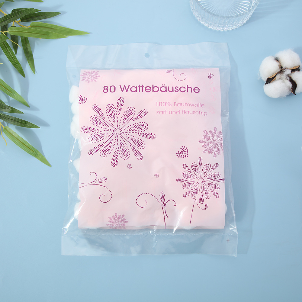 Fabricantes de algodón desengrasado bolas de algodón desechables de limpieza diaria bolsas portátiles de viaje bolas de algodón maquillaje