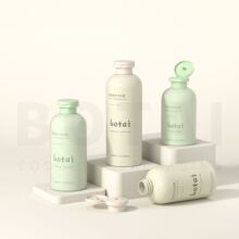 ���S����ϴ�lˮƿ300ml 350ml��ԡ¶ƿ����PET���w������Һ���bƿ