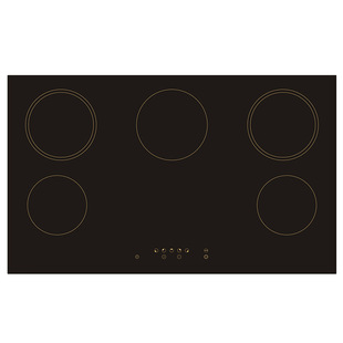 Supply four or five six head electric pottery stove multi-head induction cooker cooker embedded English version of commercial kitchen appliances