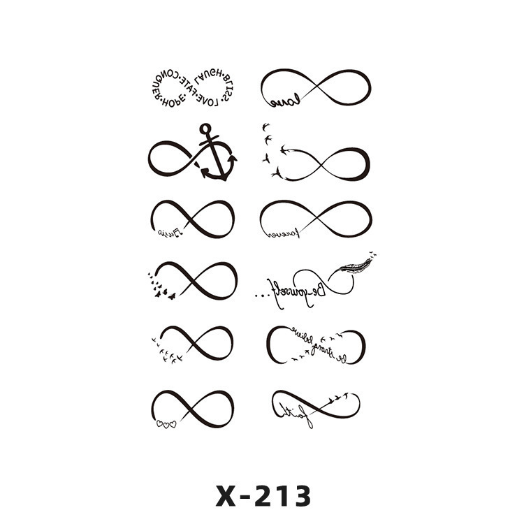 Popular English Tattoo Stickers, Waterproof and Long-Lasting, Fresh and Cute, Temporary Letter Tattoo Stickers for Singles, Hot-Selling