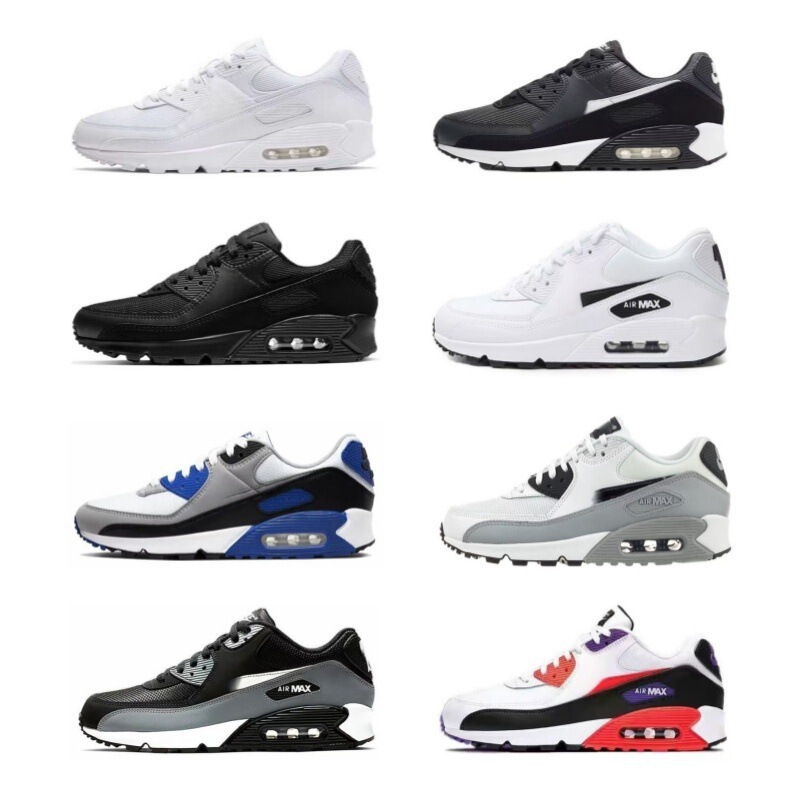 AIR MAX90 Air Cushion Running Shoes Breathable Men's and Women's Shoes Lightweight Casual Sports Shoes Summer Thin Men's Shoes AIR MAX90 Air Cushion Running Shoes Breathable Men's and Women's Shoes Lightweight Casual Sports Shoes Summer Thin Men's Shoes