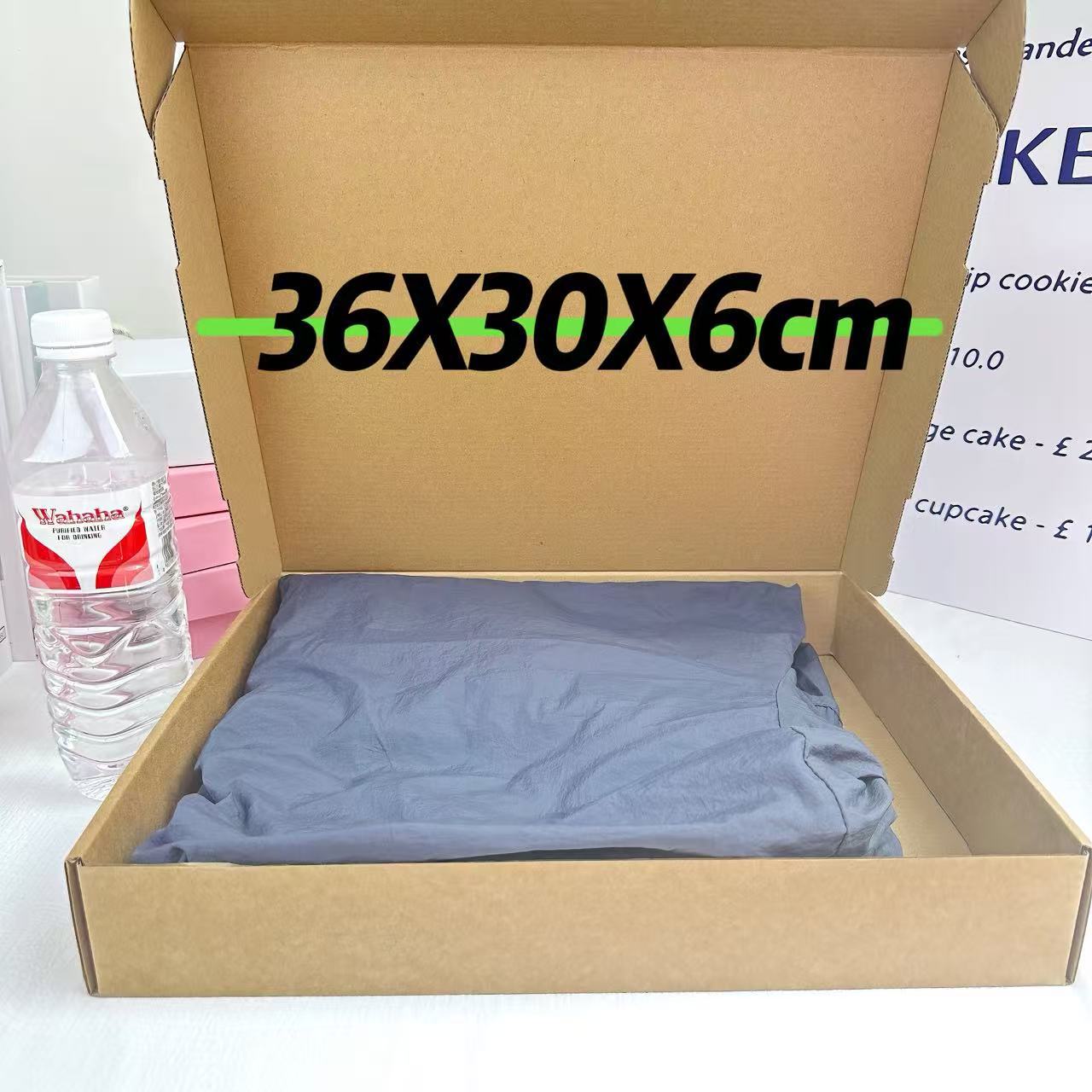 Tarjeta de tarjeta Kraft Aircraft Box tarjeta pequeña caja de embalaje avanzada caja de entrega grande caja de regalo rectangular caja de papel