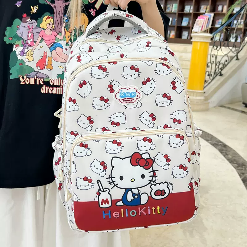 学生包新款卡通双肩背包2025新款日系印花背包女初中生高中生书包