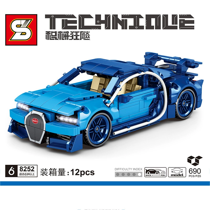 Lego, mechanical red yellow racing car, constructor