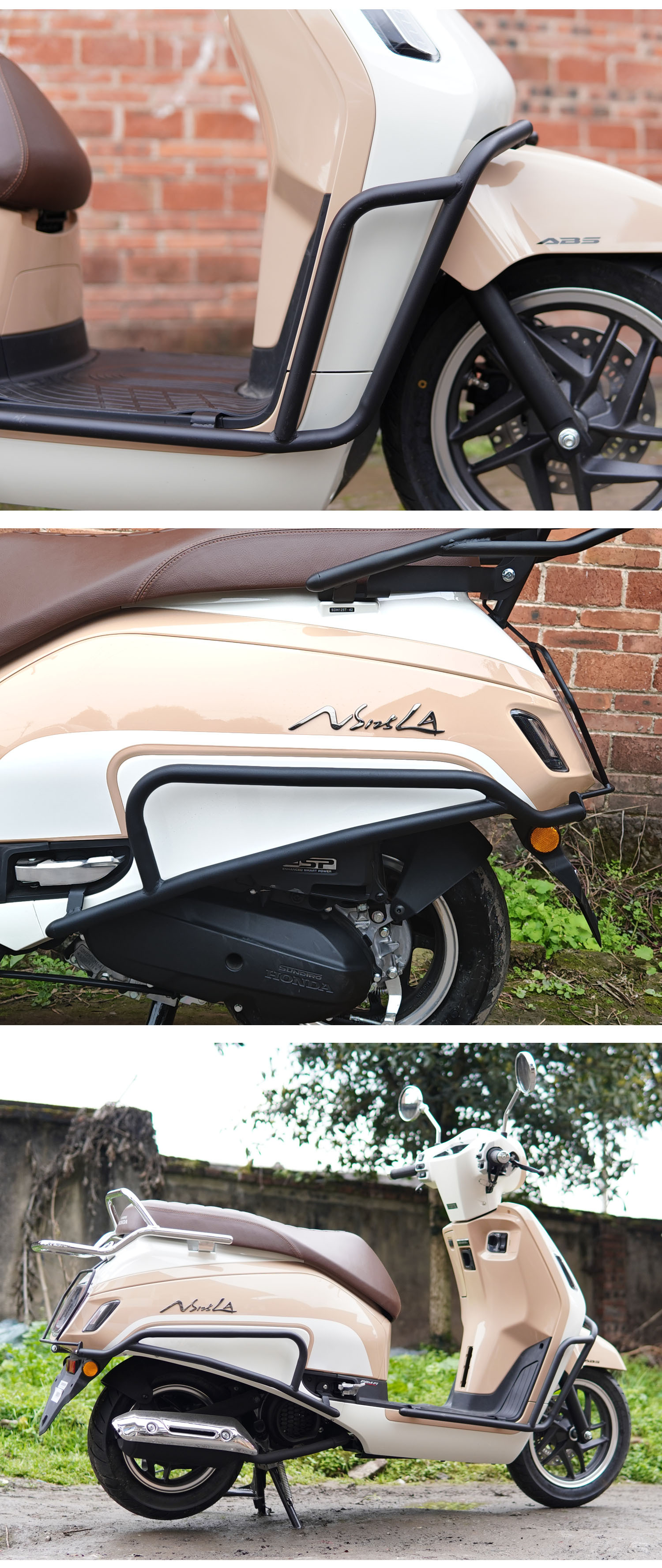 Suitable for 25 Honda Ns125La Bumper Front and Rear Guard Bumper Anti-Fall Protection Bar Sdh125T-42 Exhaust Bar