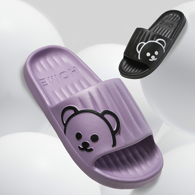 Manufacturer Wholesale Bathing Slippers for Couples, Cute Bear Slippers, Indoor Home Slippers, Cross-Border Temu Dropshipping Manufacturer Wholesale Bathing Slippers for Couples, Cute Bear Slippers, Indoor Home Slippers, Cross-Border Temu Dropshipping