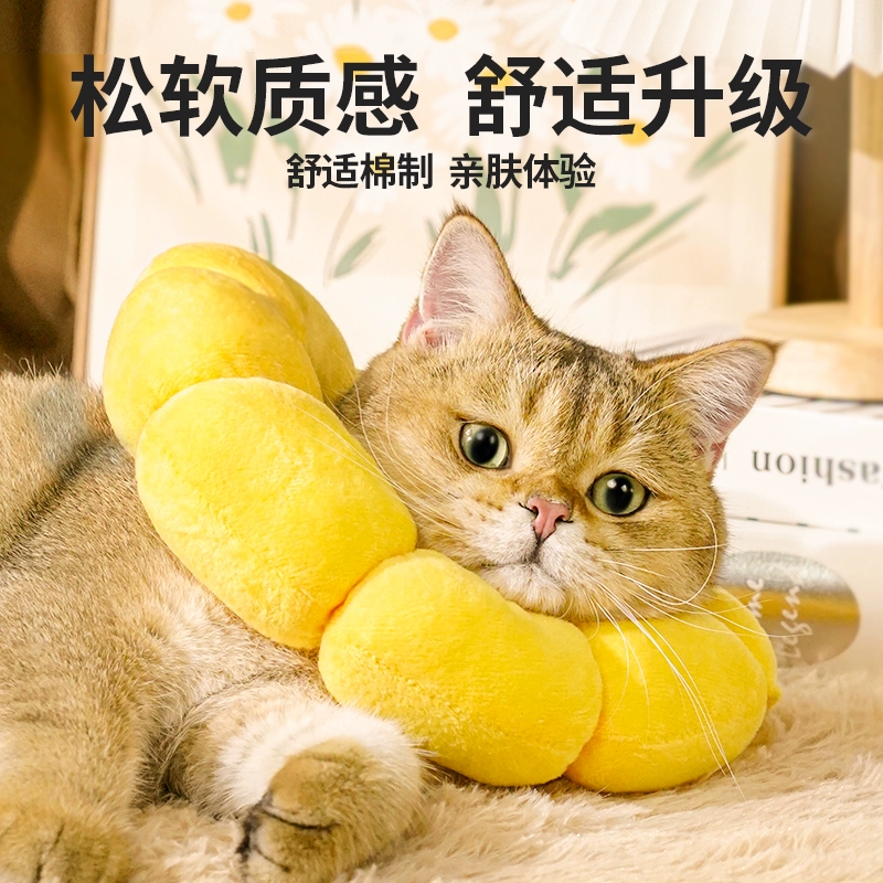 Ошейник Элизабет для кошек, ошейник для стерилизации, ошейник для кошек, защита от укусов, защита от лизания, ошейник для шеи, головной убор, ошейник для собак, товары для домашних животных