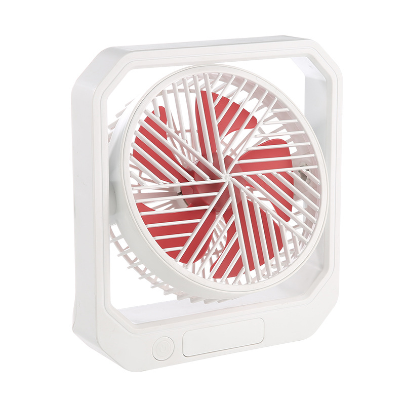 喷雾桌面风扇迷你家用电风扇usb充电台式空调风扇便携手持小风扇
