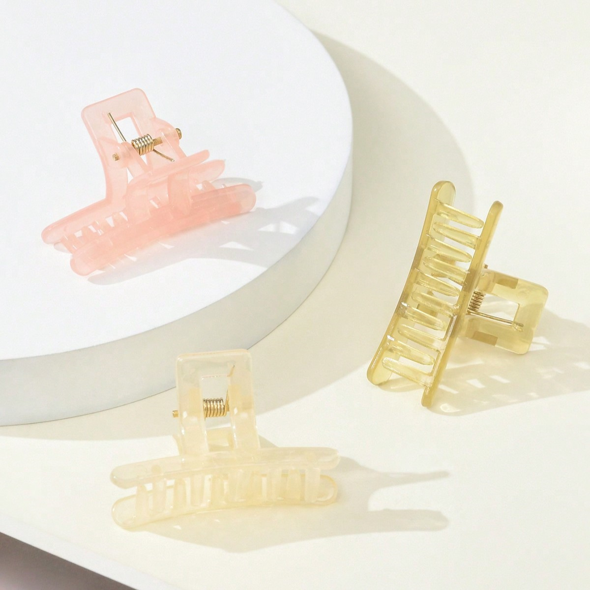 3-piezas pequeño tamaño clip helado mate niña niños mini lindo color horquilla roto pelo tiburón clip transfronterizo