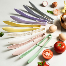 创意树叶防滑硅胶食物夹厨房耐高温烤肉牛扒夹家用面包夹食品夹