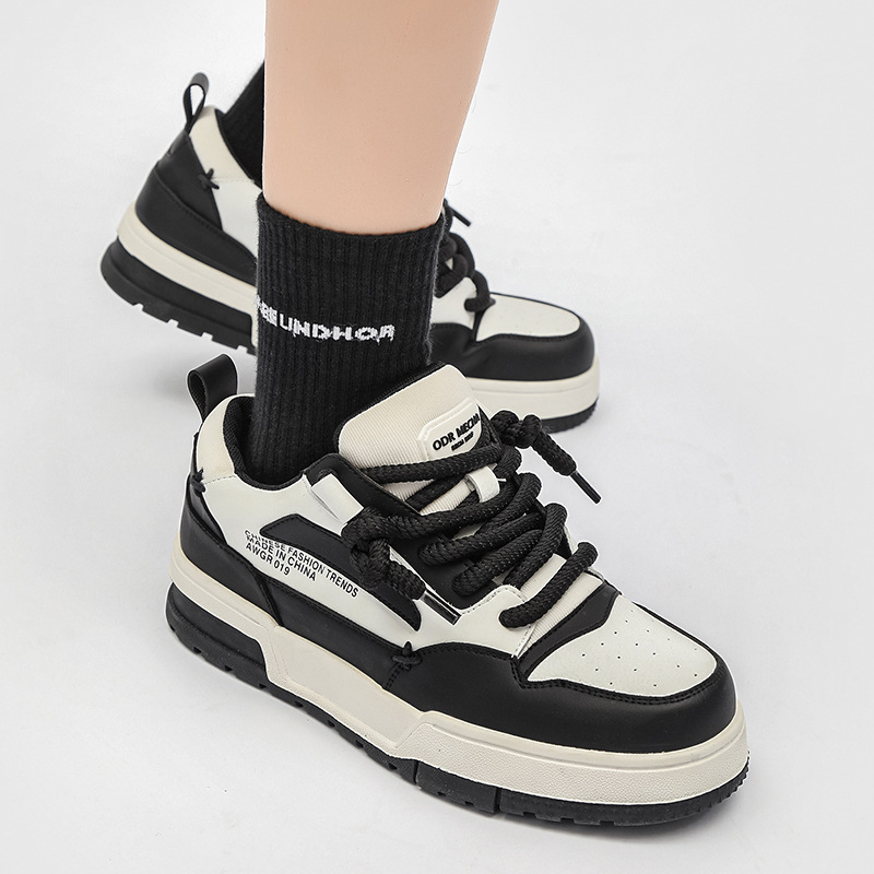 Summer breathable casual sports with thick soles and versatile height increase board niche men's shoes, Derby shoes_voghion.com