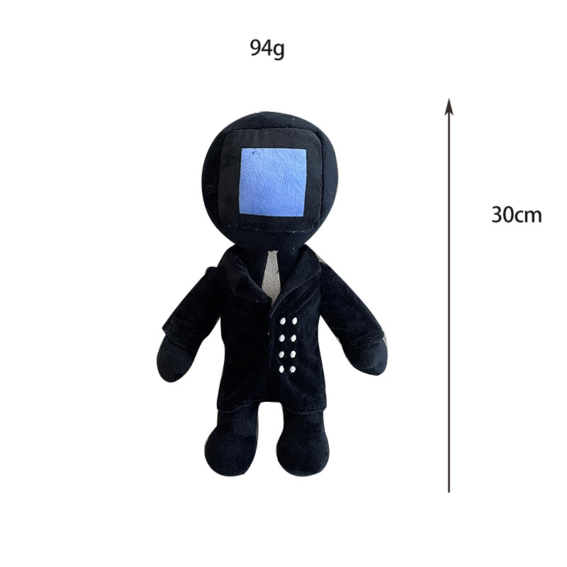 Cross-border Skibidi aseo persona Speakerman jefes Persona de audio relleno muñeca lote. Cabello