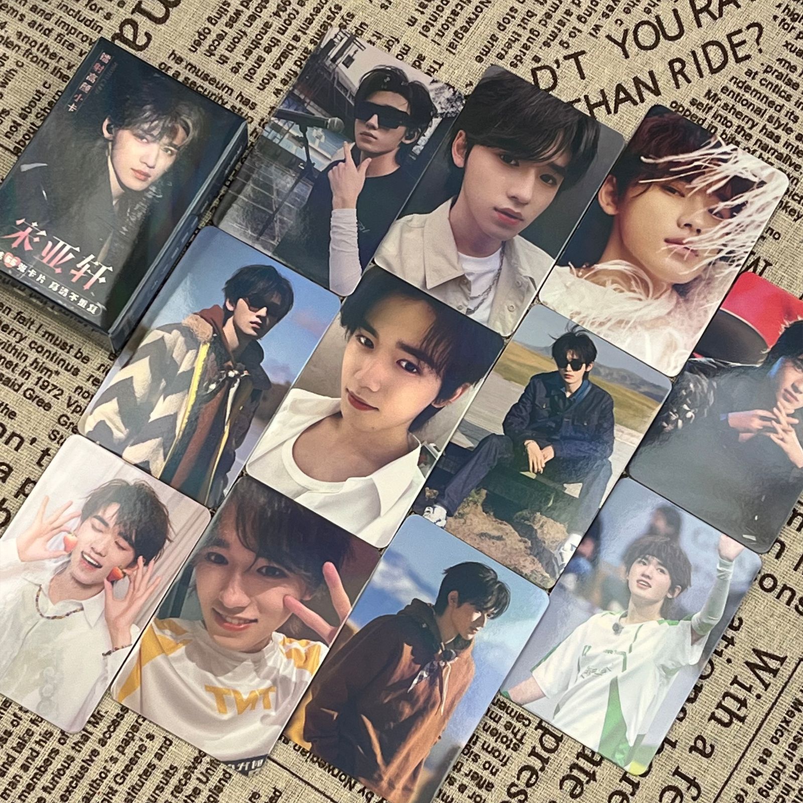 TNT Song Yaxuan Laser Mini Card Set: 55-Piece Era Teens League Solo Photo-Printed 3x3 Inch LOMO Cards