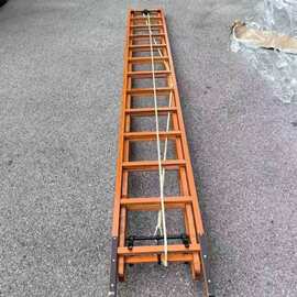 一键伸缩 6 米拉梯 狭小建筑空间快速登高救援伸缩式直梯