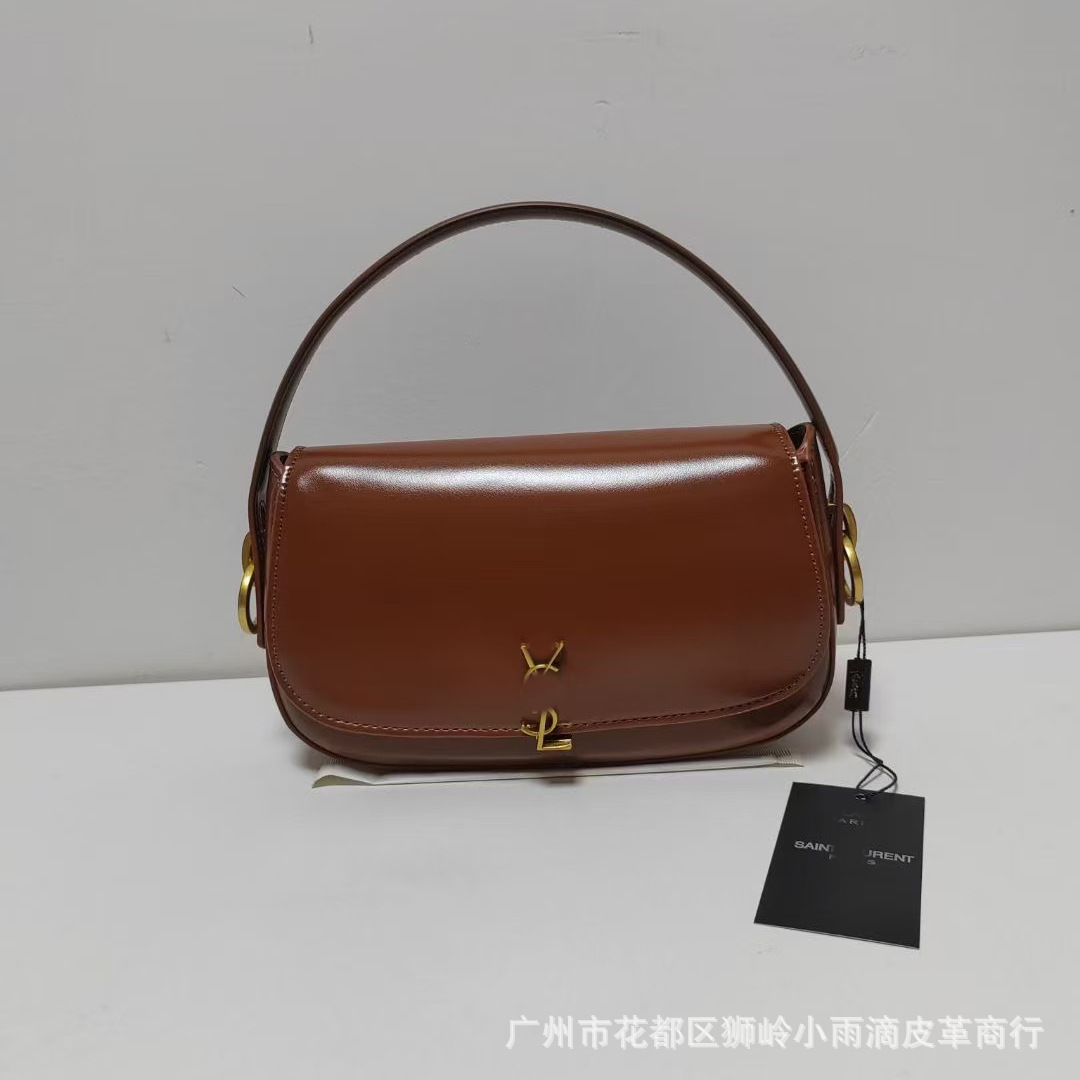 Voltoire Half-Moon Saddle Bag - Minimalist Cowhide Leather Shoulder Bag For Women - Thumbnail 6