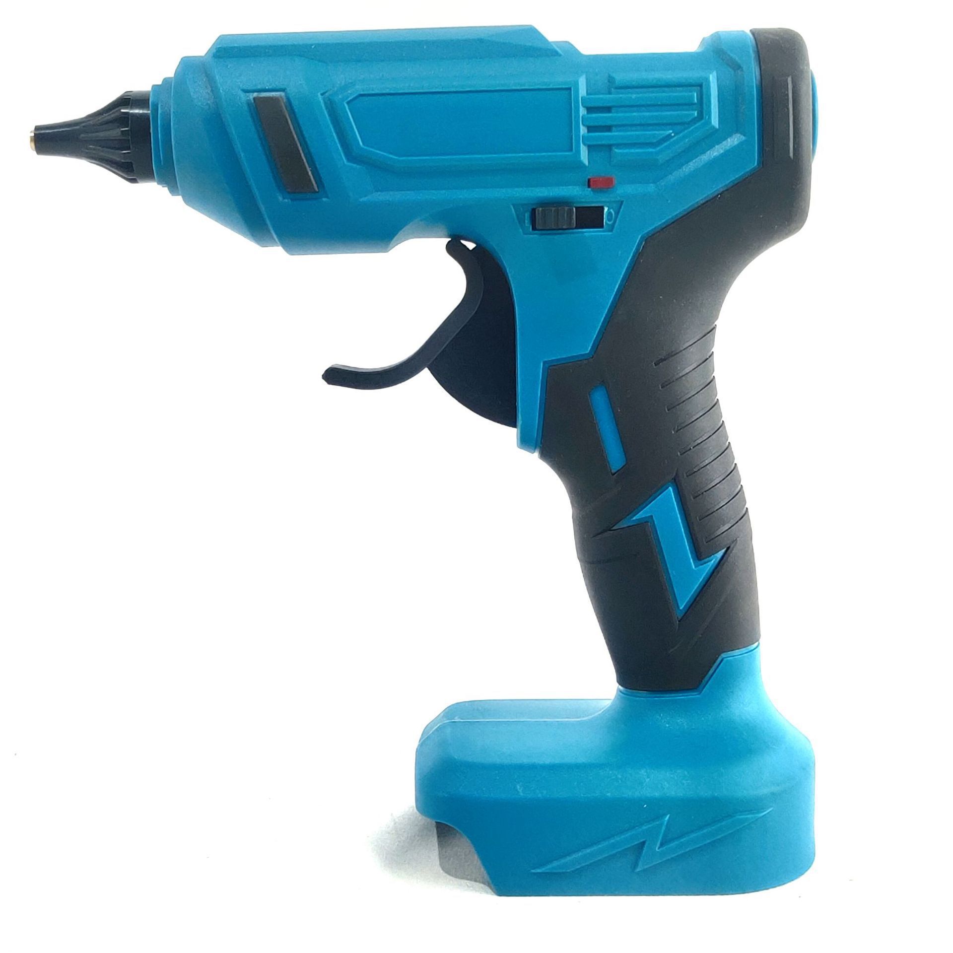 Pistola de fusión en caliente de litio recargable automáticamente, pistola de fusión en caliente de litio grande, pistola de fusión en caliente inalámbrica de litio al por mayor