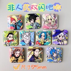 非人間のトリックシリーズ全員缶バッジ指定アニメバーナザ小玉在庫あり