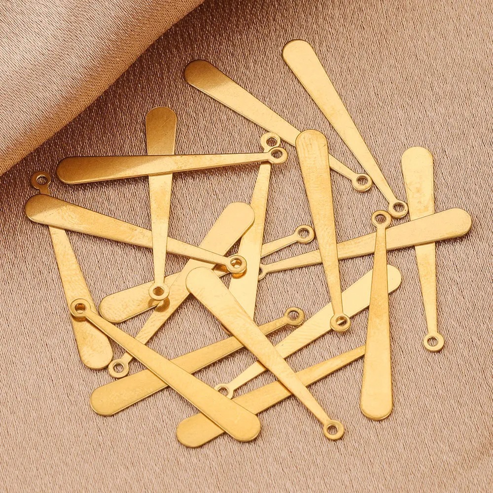 Accesorios de joyería DIY de acero inoxidable pinzas de pelo hechas a mano material de tocado varilla vertical 30mm accesorios de joyería antiguos