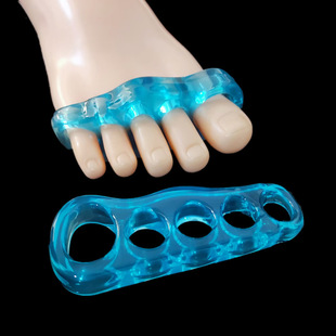 Five-Ring Toe Separator Blue Five-Hole Toe Separator Overlapping Toe Separator
