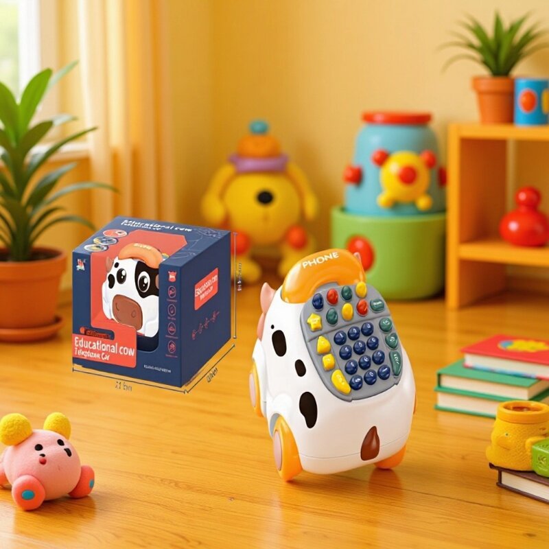 children‘s toys baby fun early education calf phone-shaped car parent-child interaction baby early education educational story-telling car