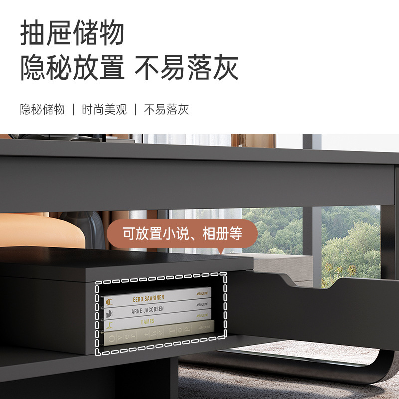 Mesa de café hogar sala de estar minimalista pequeña mesa de té simple pequeño apartamento moderno minimalista balcón sofá lado Luz de lujo mesa pequeña