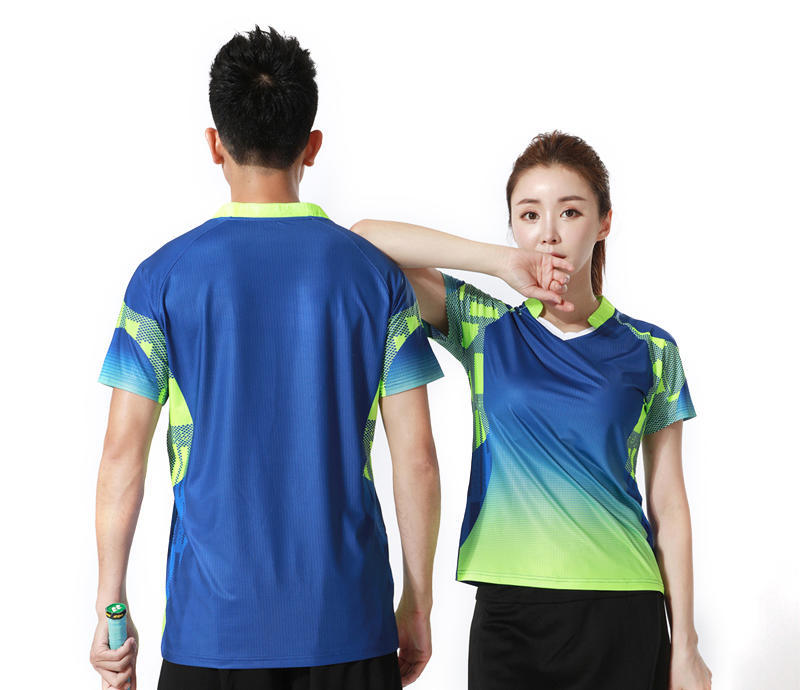 2022 juego de bádminton hombre ping-pong ropa de entrenamiento de voleibol de verano secado rápido uniforme de equipo de tenis femenino antiadherente