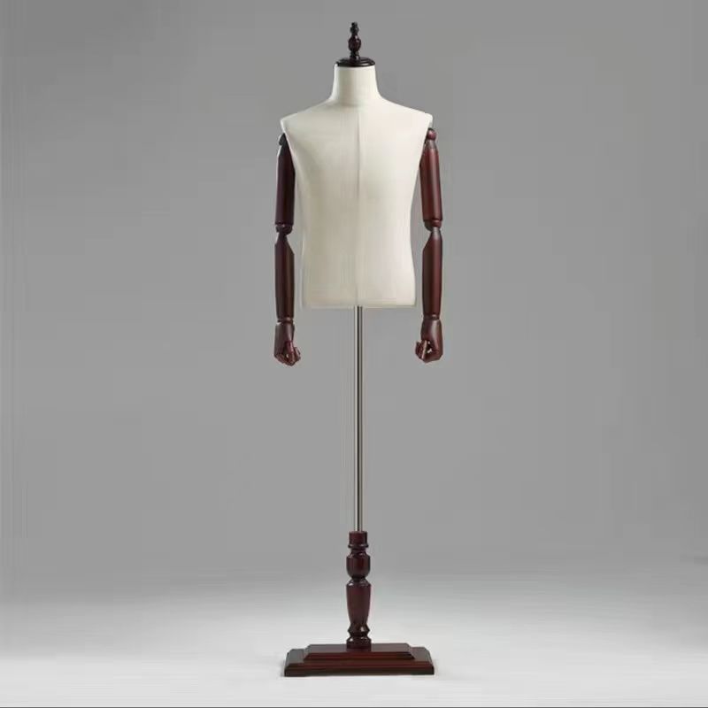 Modelo de ropa de hombre accesorios de mujer todo el cuerpo plataforma percha de ropa de ventana de hombre estante de exhibición de busto falso cuerpo humano tienda de ropa modelo rack