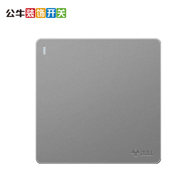 雄牛壁スイッチソケット86型暗装大パネルスイッチソケットg 12星空灰色ソケット家具|undefined