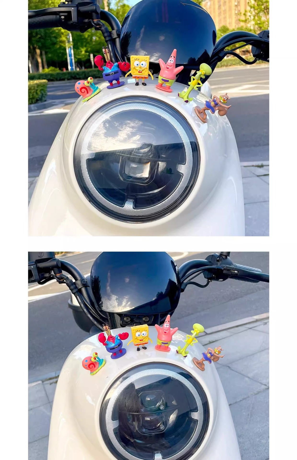 SpongeBob Rearview Mirror Center Console Decoration Accessories