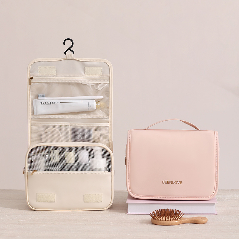 Runhui の新しい Naisi フックウォッシュバッグ肌の感触皮膜化粧品収納袋化粧品袋大容量ドロップシッピング|undefined