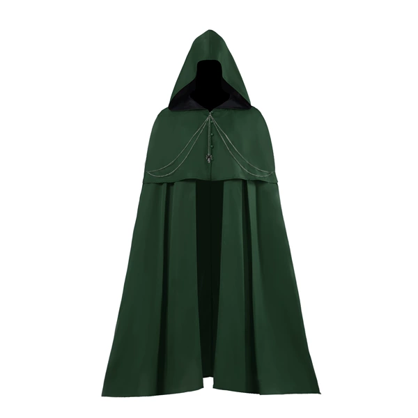 Green trench coat