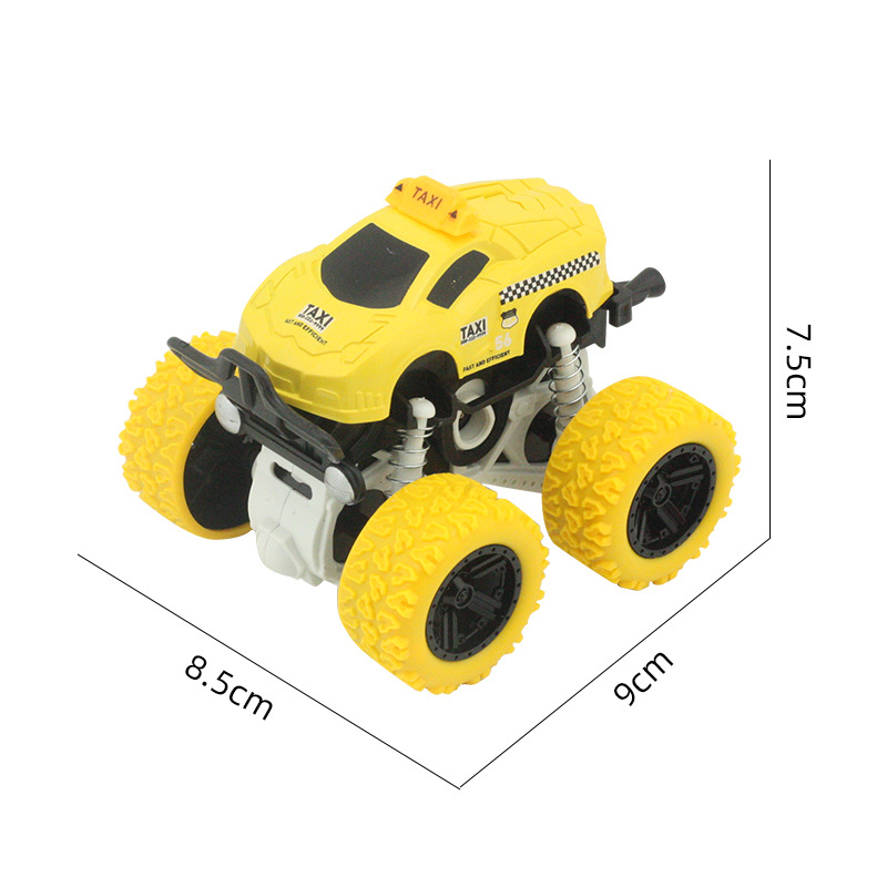 Juguete para niños tracción en las cuatro ruedas truco de inercia modelo de vehículo todoterreno niño juguete graffiti puesto de coche resistente a la caída al por mayor