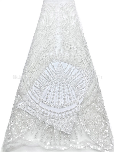Gaoding industria pesada perlas tubo bordado tela de moda europea y americana vestido de boda sexy cena vestido de moda tela
