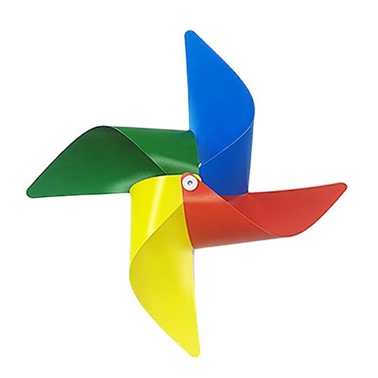 Factory direct printing windmill LOGO advertising toys to push plastic windmill preschool education kindergarten manual